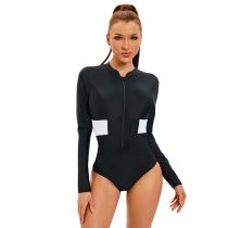 Fashion 4# Nylon Printed One-piece Swimsuit