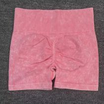 Fashion Pink Shorts Frosted Seamless Shorts
