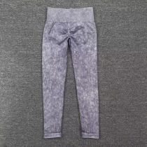 Fashion Purple Trousers Frosted Seamless Trousers