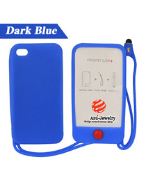 Nautical dark Blue Simple Design Silicon Iphone 4 4s