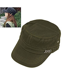 Quality Dark Green Sunhat Navy Hat Cotton Baseball Caps