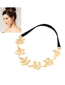 Stylish Gold Color Olive Branch