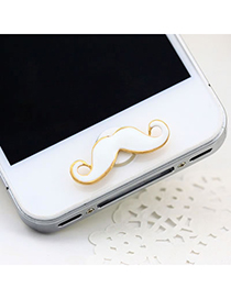 Punk White Mustache Iphone Style