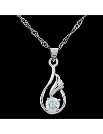 Roller silver color diamond decorated simple design alloy Chains