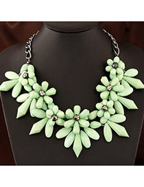 Flip Green Flower Shape Decorated Simple Design