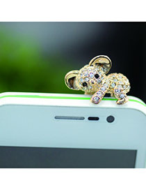 Free gold color diamond decorated koala design