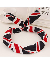 Sweet Black&red&white Stripe Pattern Simple Design
