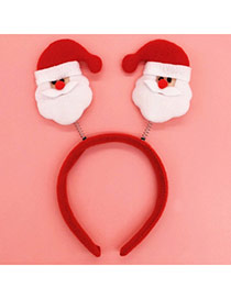 Lovely Red Santa Claus Shape Decorated Simple Design