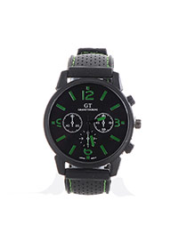 Fashion Green Pure Color Decorated Noctilucence Waterproof Design