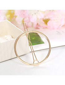 Elegant Gold Color Round Shape Decorated Hollow Out Design