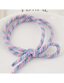 Trendy Multi-color Zebra Pattern Decorated Double Layer Design Hairband