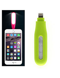Fashion Cyan Pure Color Design Portable Mini Led Fill Light Artifact (iphone5/6/6s/plus)
