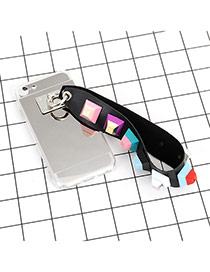 Sweet Multi-color Rivet Shape Decorated Transparent Iphone7 Case