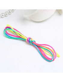 Sweet Multi-color Color Matching Decorated Multilayer Hair Band