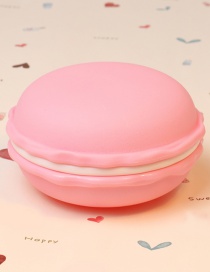 Fashion Pink Pure Color Decorated Round Shape Design Jewelry Box