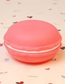 Fashion Plum Red Pure Color Decorated Round Shape Design Jewelry Box