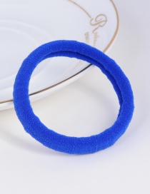 Fashion Peacock Blue Pure Color Decorated Simple Not-seams Har Bair Band