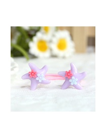 Fashion Multi-color Star Shape Decorated Pure Color Simple Design Hair Band