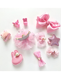 Cute Pink Bowknot Decorated Hairpin