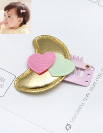 Lovely Green Heart Shape Decorated Color Matching Hairpin