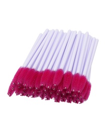 Fashion Pink Color Matching Decorated Eyelash Brush (50pcs)