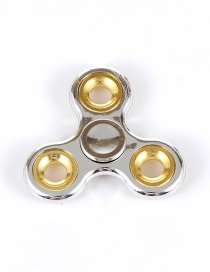 Fashion Silver Color Color-matching Decorated Spinner