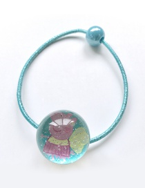 Lovely Blue Cartoon Pig Pattern Decorated Hair Band