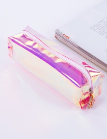 Elegant Multi-color Tassel Decorated Pure Color Simple Pencil Case